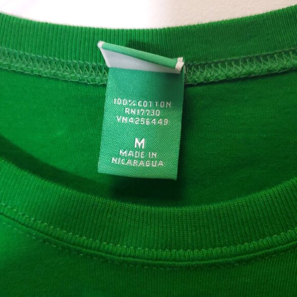 Irish T-Shirt "I'm Goin Green" Irish Shamrock Short Sleeve Shirt Womens Medium - Picture 6 of 7